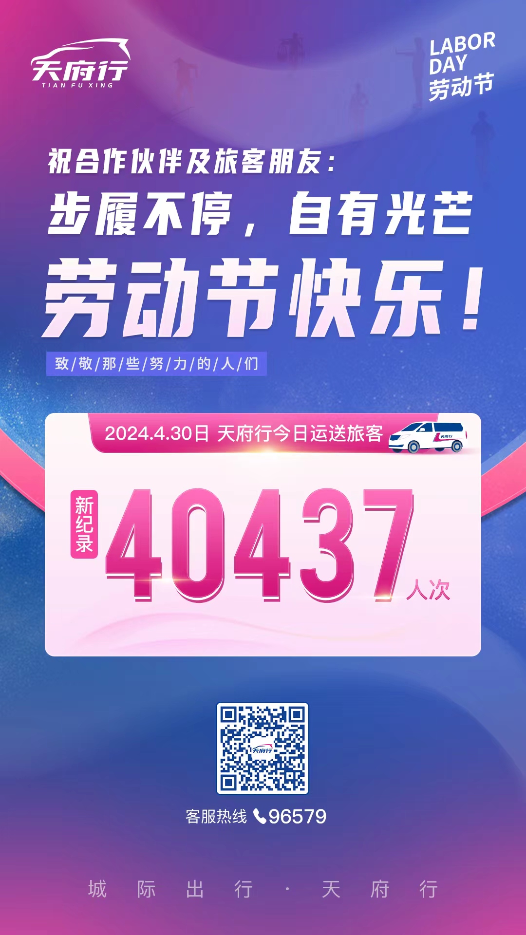 “五一”前夕，天府行平台数据再创新高！